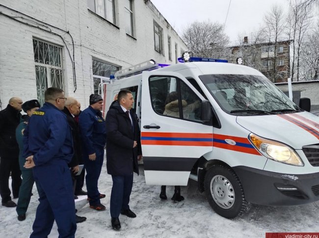 Владимирским спасателям передали новый спецтранспорт