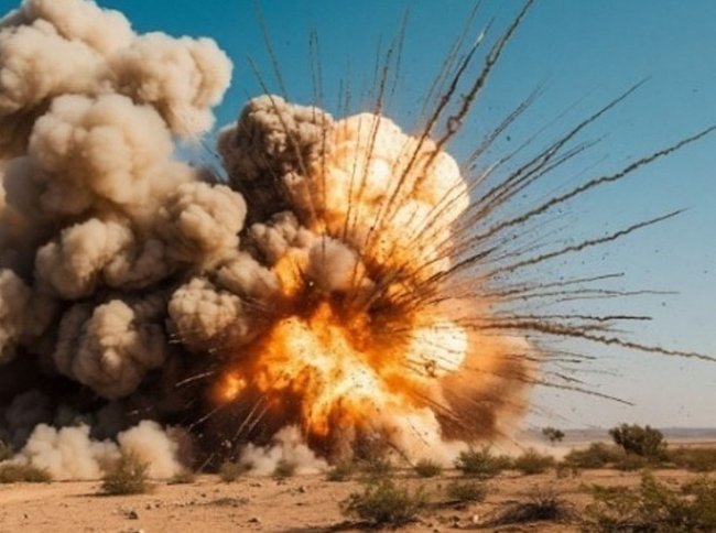 В ОАЭ американский танкер подвергся удару и загорелся